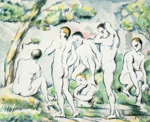 入浴者、小皿1897
